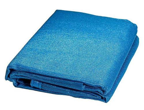 רשת צל כחולה תפורה עם טבעות - 4X5 (20 מ