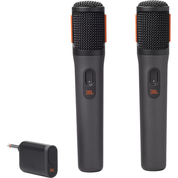 סט מיקרופונים אלחוטיים דיגיטליים JBL PartyBox Wireless Mic