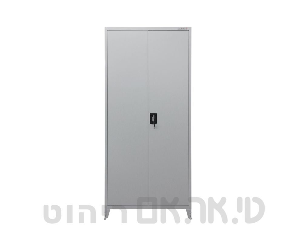 ארון מתכת משרדי אפור בהיר RAL7035 רגליות