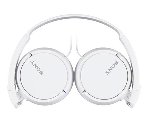 אוזניות Sony MDR-ZX110AP עם מיקרופון בצבע לבן