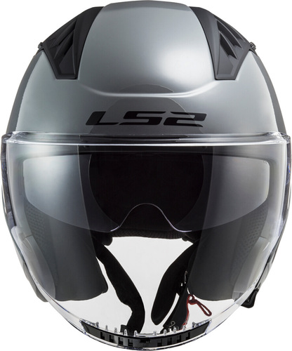 קסדת 3/4 אל אס 2 שחור אפור בטון - LS2 COPTER