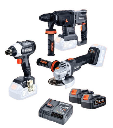  סט 3 כלים BRUSHLESS 102705-005 18V HUNTER