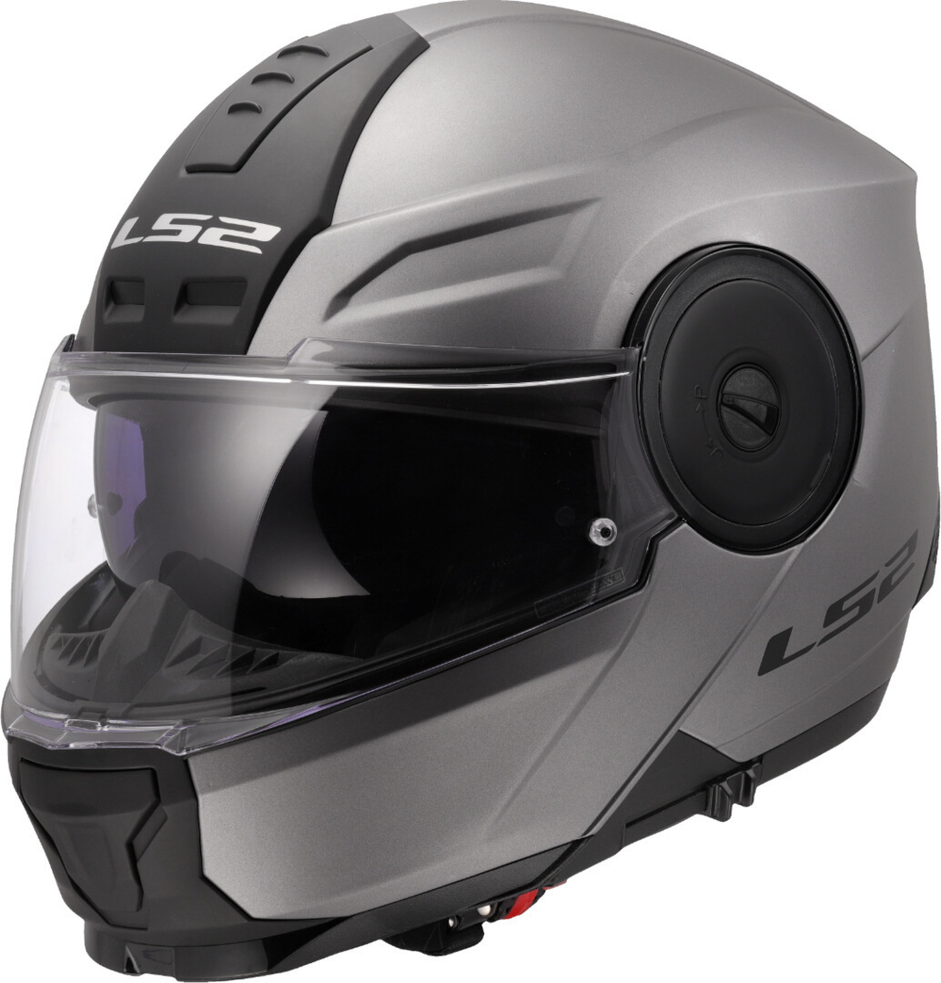 קסדה נפתחת אל אס 2 כסוף מט - LS2 FF902 SCOPE