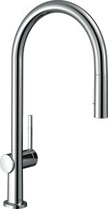ברז נשלף למטבח 72800000 בגימור כרום האנסגרואה HANSGROHE 
