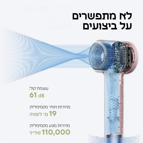 מייבש שיער Laifen MINI ורוד