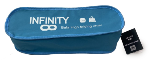 כיסא קמפינג קומפקטי גבוה BETA HIGH CHAIR כחול - INFINITY
