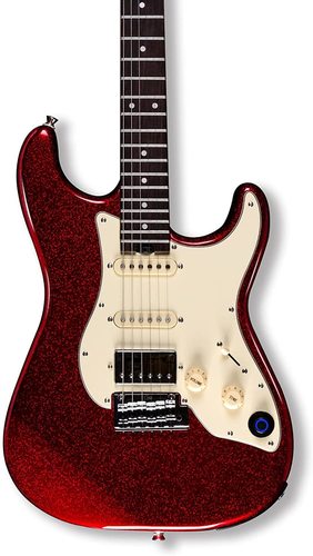 גיטרה חשמלית (Intelligent Guitar) מדגם S800 אדום MOOER