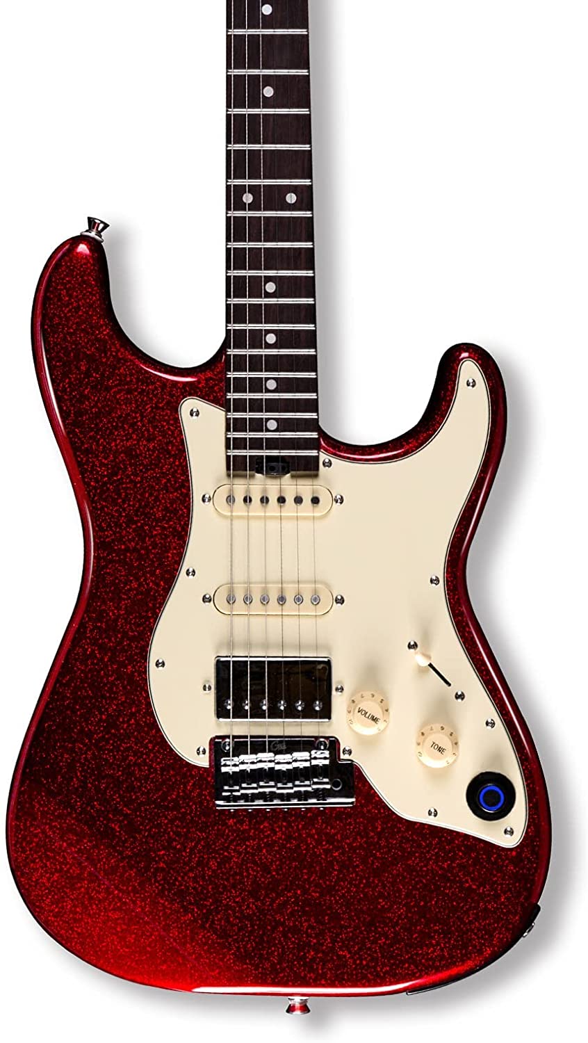 גיטרה חשמלית (Intelligent Guitar) מדגם S800 אדום MOOER