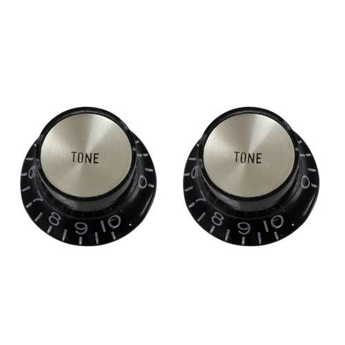 2 כפתורים לגיטרה Allparts PK-3292-023 Reflector Tone Knobs 2 pieces