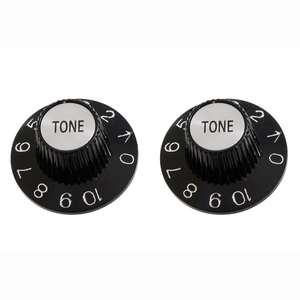 2 כפתורים לגיטרה Allparts PK-3242-023 "Witch hat" tone knobs 2 pcs Black