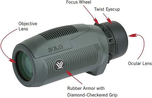 משקפת חד עינית וורטקס VORTEX SOLO 8X25