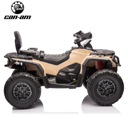 טרקטורון ממונע לילדים קאן אם Can-Am Outlander דו מושבי מנוע 400W מתח 24V צבע - צבע שחור מדברי