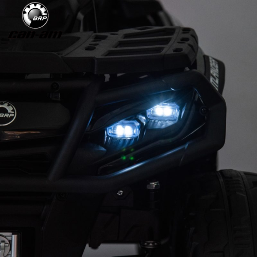 טרקטורון ממונע לילדים קאן אם Can-Am Outlander דו מושבי מנוע 400W מתח 24V צבע - צבע שחור מדברי