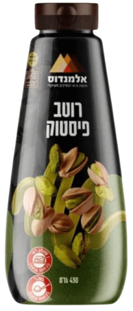 רוטב פיסטוק בקבוק לחיץ 430 גרם - שקד תבור