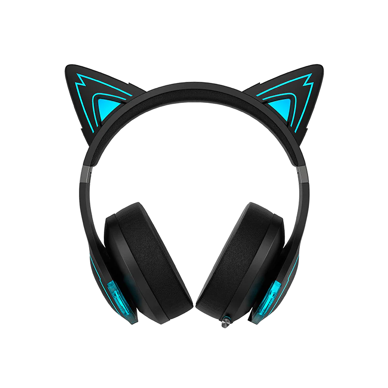 אוזניות גיימינג Edifier G5BT Hi-Res Gaming Headset - Cat Version (Black) EDF700007b