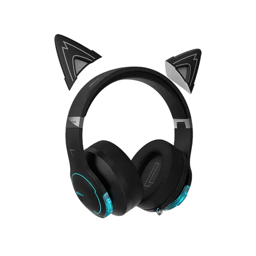 אוזניות גיימינג Edifier G5BT Hi-Res Gaming Headset - Cat Version (Black) EDF700007b