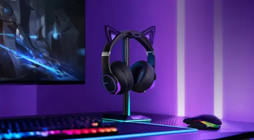 אוזניות גיימינג Edifier G5BT Hi-Res Gaming Headset - Cat Version (Black) EDF700007b