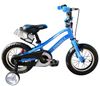 אופניים לילדים קונקט פרימיום Connect Premium שלדת אלומיניום, גלגלי "12 וגלגלי עזר לגילאי 2.5-3 - כחול