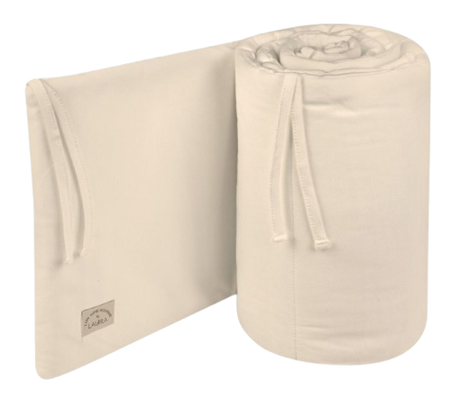 מגן ראש לעריסת תינוק מבד 100% כותנה - בז'