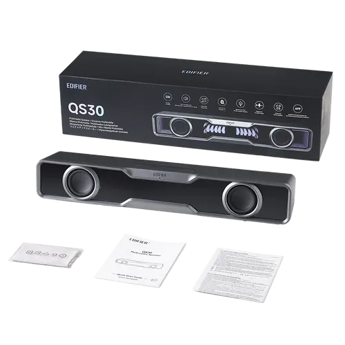רמקולים למחשב Edifier QS30 -PC Speaker with Splendid Light Effects(black) EDF286008b
