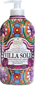 סבון נוזלי מפנק בניחוח ענבים אדומים | VILLA SOLE | מכיל 500 מ"ל |