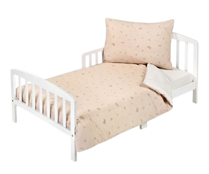 סט מצעים 2 חלקים למיטת יחיד מבד 100% כותנה - ורדים