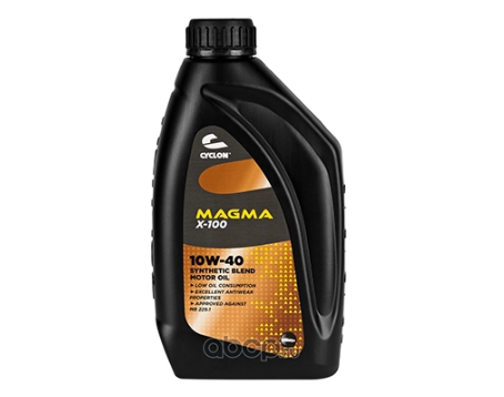 שמן מנוע 1 ליטר CYCLON MAGMA X-100 10W40