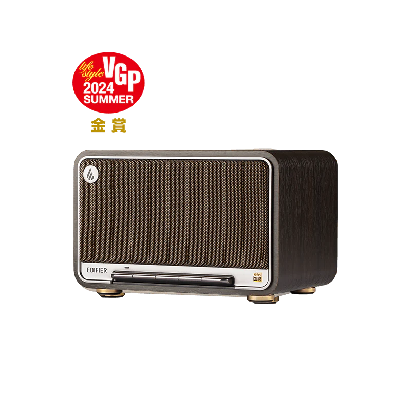 רמקול שולחני Edifier D32 - Tabletop Wireless Speaker (black walnut)