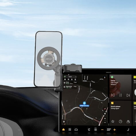 מעמד מגנטי לנייד לרכבים חשמליים, טסלה ורכבים עם מבנה מסך דומה