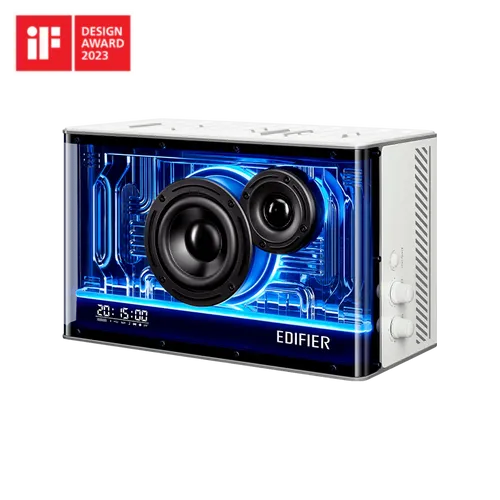 רמקול שולחני Edifier QD35 - Tabletop BT Speaker w/GaN charger (white) EDF286001w