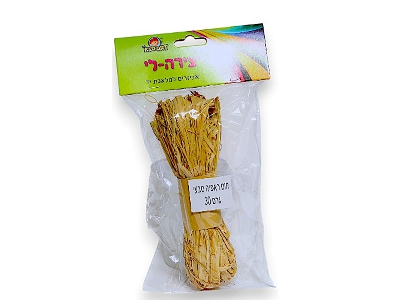 חוט רפיה טבעי