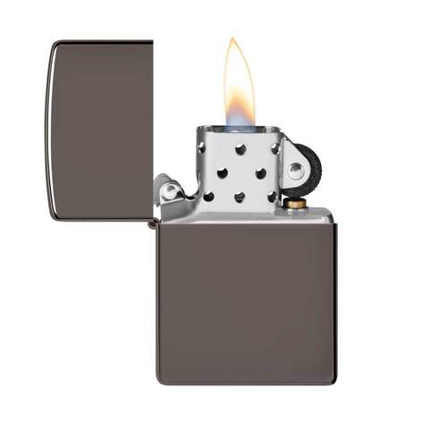 מצית זיפו קרח שחור 150 - ZIPPO