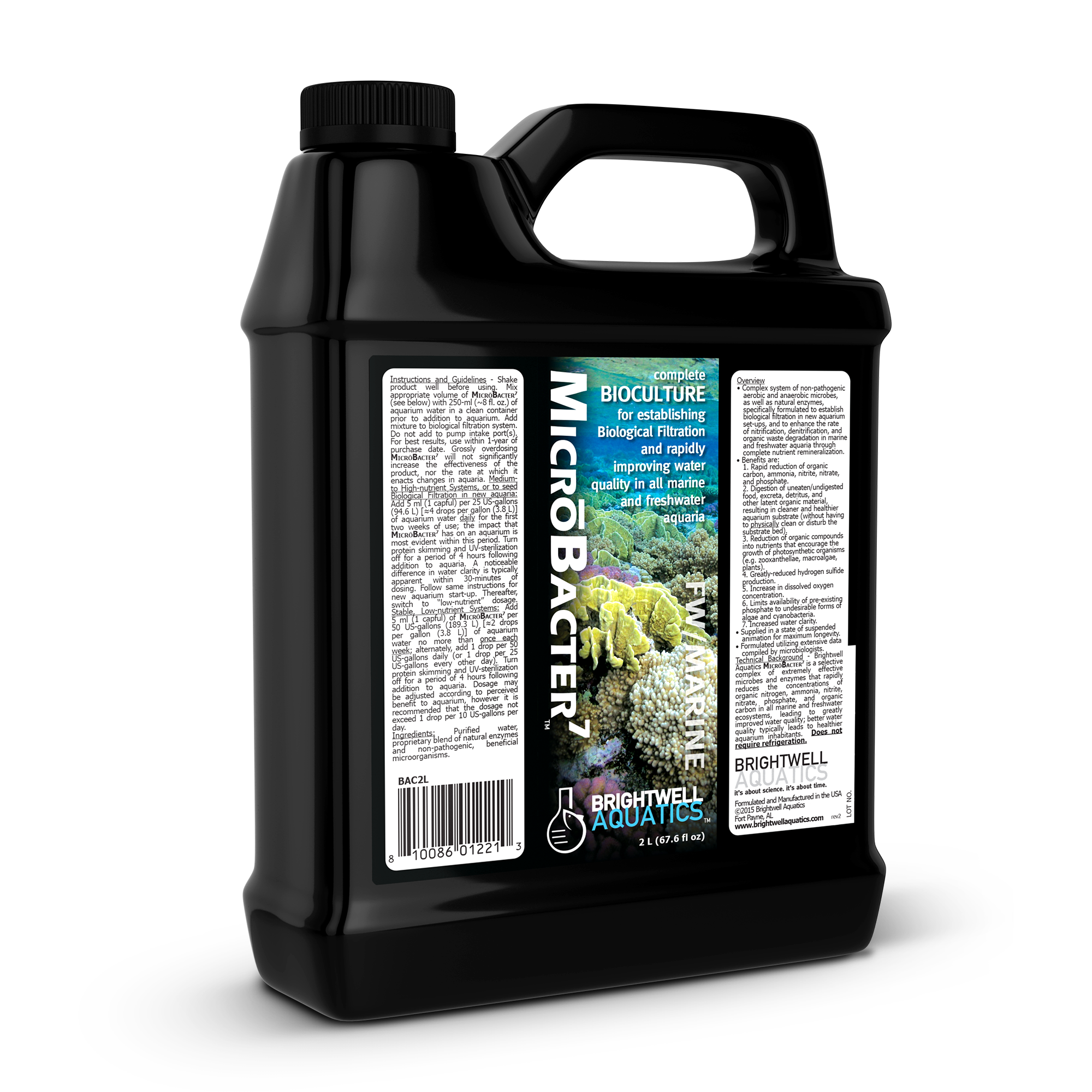 ברייטוול מיקרובקטר 7  4 ליטר Brightwell MicroBacter