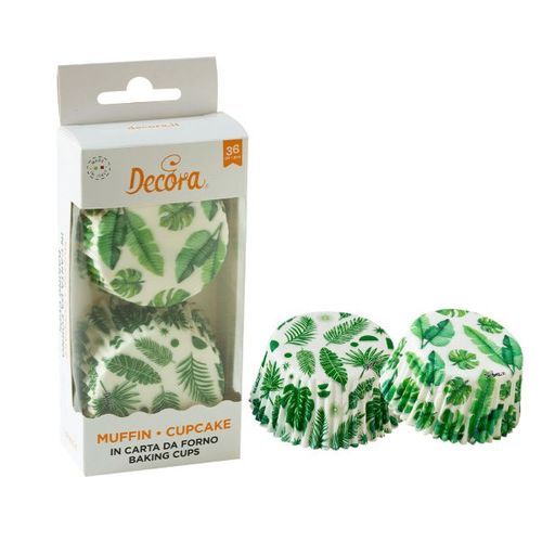 מנג'ט עלים טרופים 36 יח' DECORA