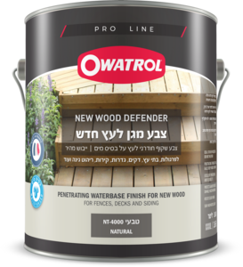 צבע מגן לעץ חדש