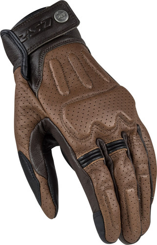 כפפות עור אל אס 2 חום - LS2 RUST LEATHER GLOVES