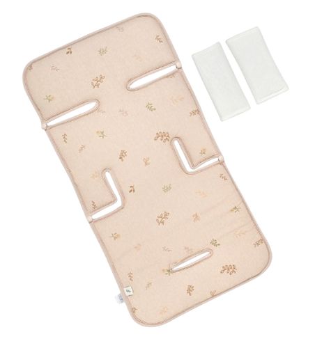 ריפודית לעגלה 100% כותנה - ורדים