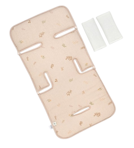 ריפודית לעגלה 100% כותנה - ורדים