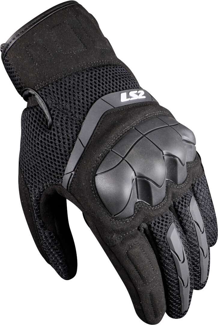 כפפות אל אס 2 שחור - LS2 KUBRA GLOVES 