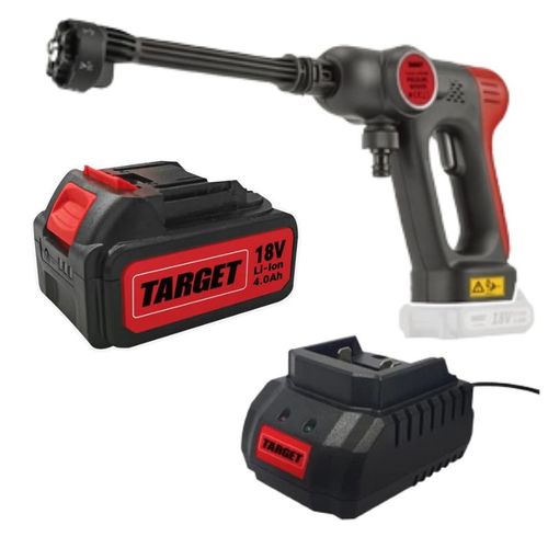 אקדח שטיפה גרניק נייד נטען 18V + סוללה 6 אמפר + מטען מהיר CPW1800 T13552 טרגט TARGET