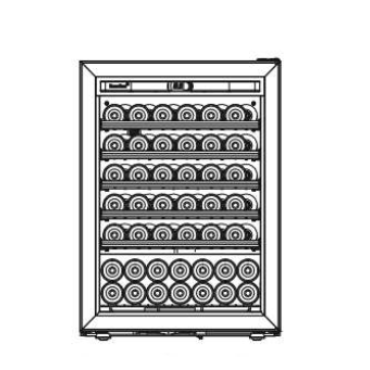 מקרר יין 74 בקבוקים V-PURE-S PREMIUM