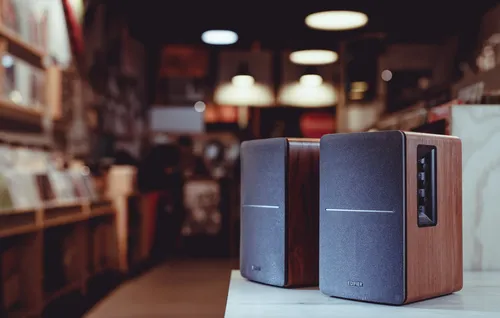 רמקולים מדפיים Edifier R1280DB - Powerful Bookshelf Speakers (brown) EDF100016br