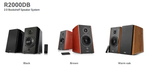 רמקולים מדפיים Edifier R2000DB - Powered BT Bookshelf Speakers (brown) EDF100021br