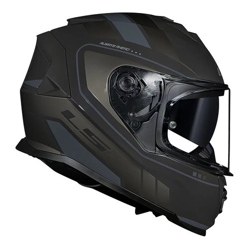 קסדת אל אס 2 סטורם 2 שחור / אפור -  LS2 FF800 STORM2