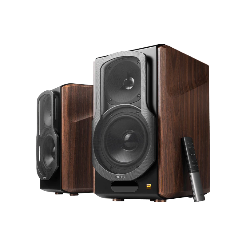 רמקולים מדפיים Edifier S2000MKIII New Classic Hi-Fi Active Speaker(brown) EDFS2000MIIIbr