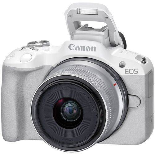 מצלמה Canon EOS R50 kit 18-45mm (White) יבואן רשמי