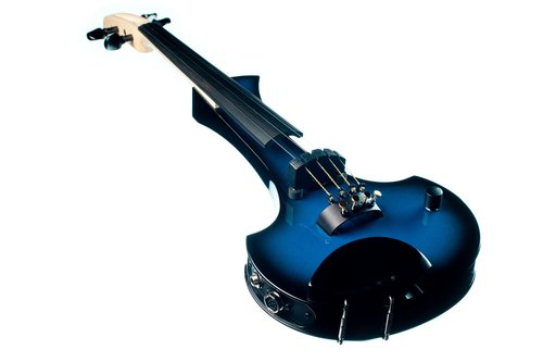 כינור חשמלי 4 מיתרים CANTINI EARPHONIC ELECTRIC MIDI BLUE SUNBURST