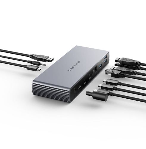 תחנת עגינה USB-C Thunderbolt 4 עבור MAC/PC/Chromebook דגם HDTB4D