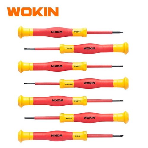 סט 7 מברגי דיוק מבודדים WOKIN - 562407
