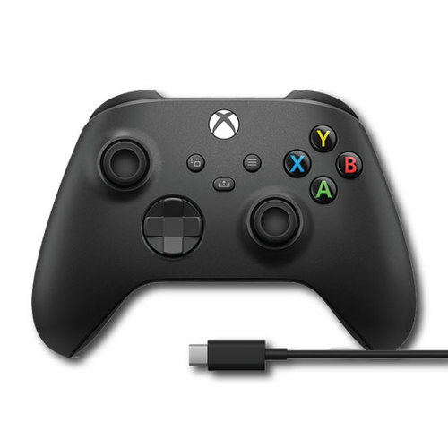 כולל כבל טעינה מקורי + Xbox Series Wireless Controller Black אקסבוקס